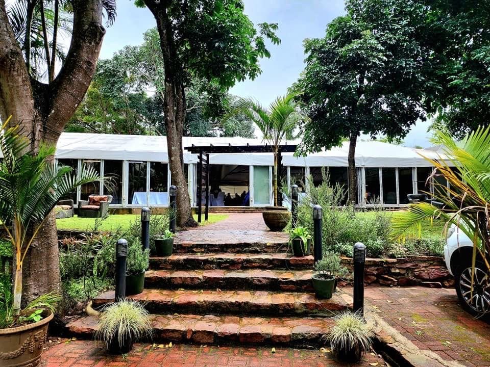 Restaurant and garden setting at Selborne